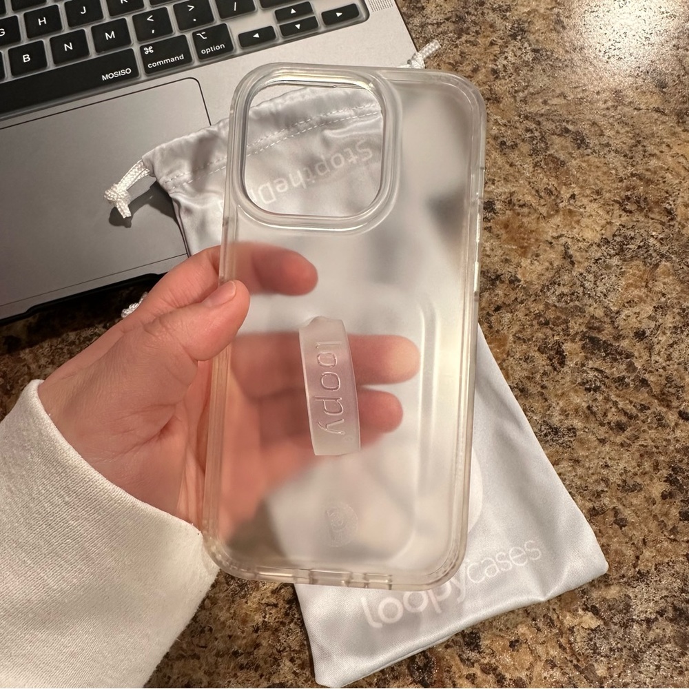 clear loopy iphone 14 pro case